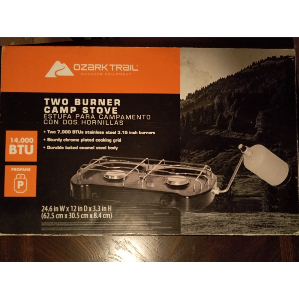 Two burner camp stove